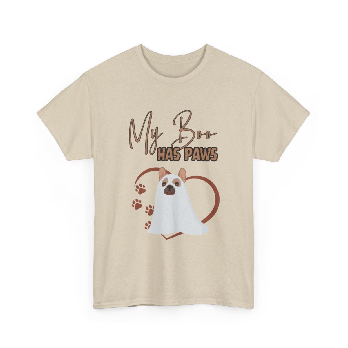 Cute Ghost Dog T-Shirt - My Boo Has Paws - Best Friend Shirt - Boo and Bewear