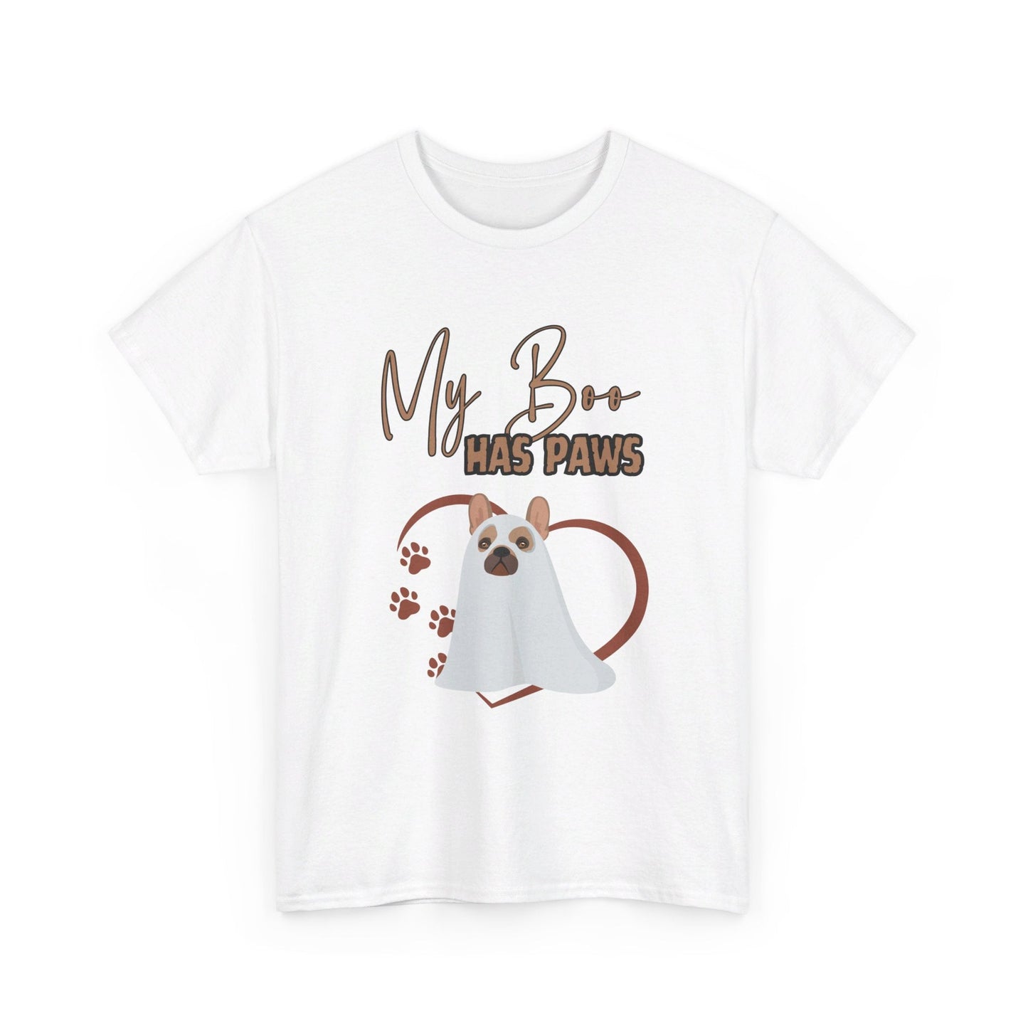 Cute Ghost Dog T-Shirt - My Boo Has Paws - Best Friend Shirt - Boo and Bewear