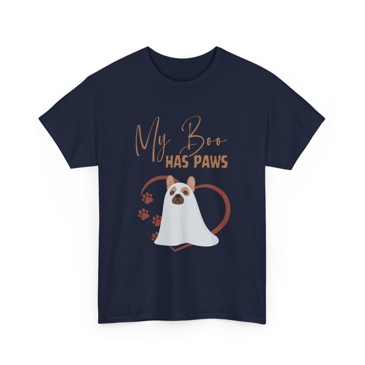 Cute Ghost Dog T-Shirt - My Boo Has Paws - Best Friend Shirt - Boo and Bewear