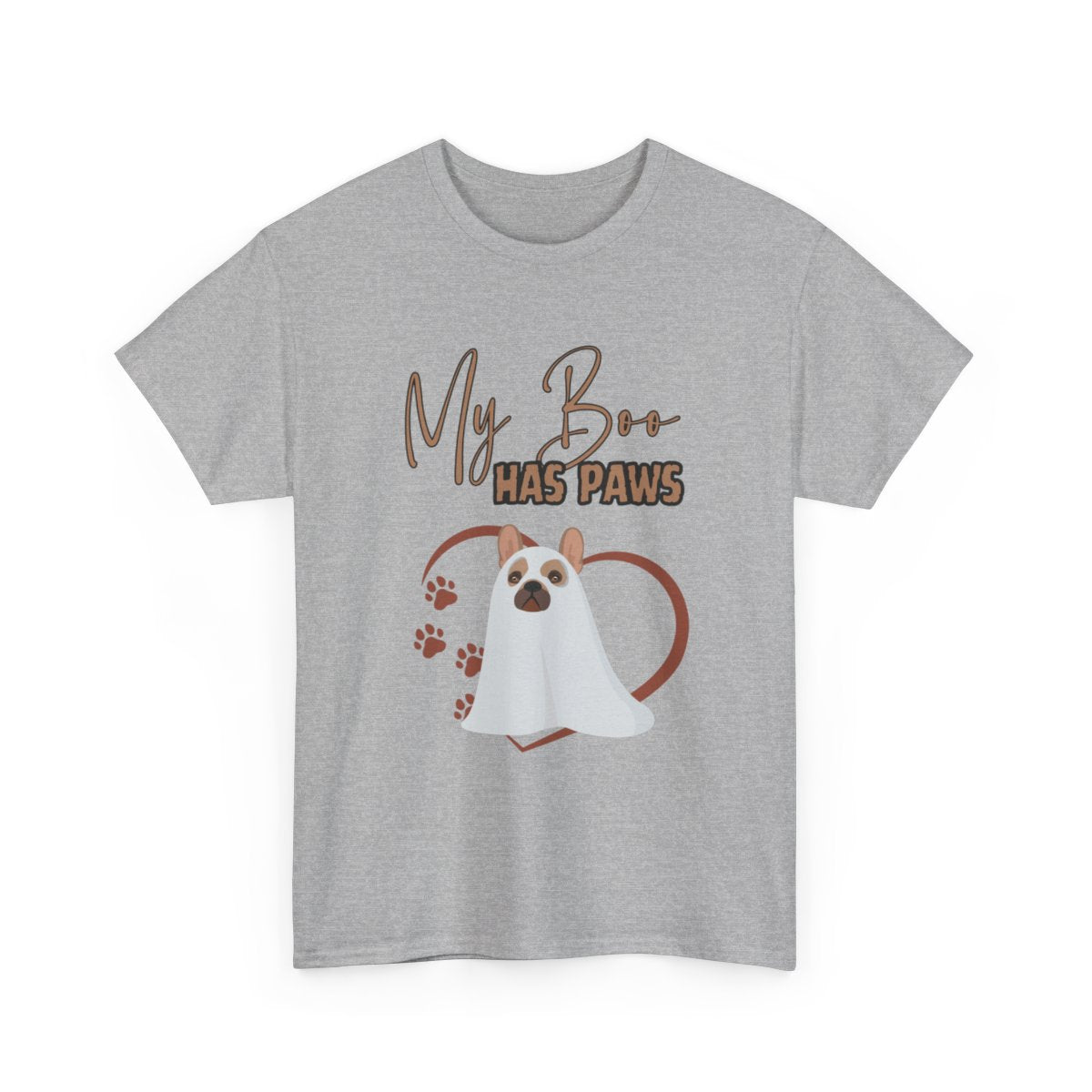 Cute Ghost Dog T-Shirt - My Boo Has Paws - Best Friend Shirt - Boo and Bewear