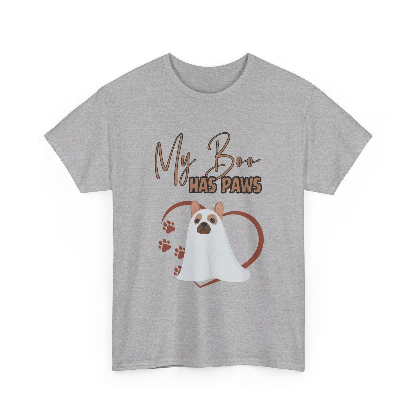 Cute Ghost Dog T-Shirt - My Boo Has Paws - Best Friend Shirt - Boo and Bewear