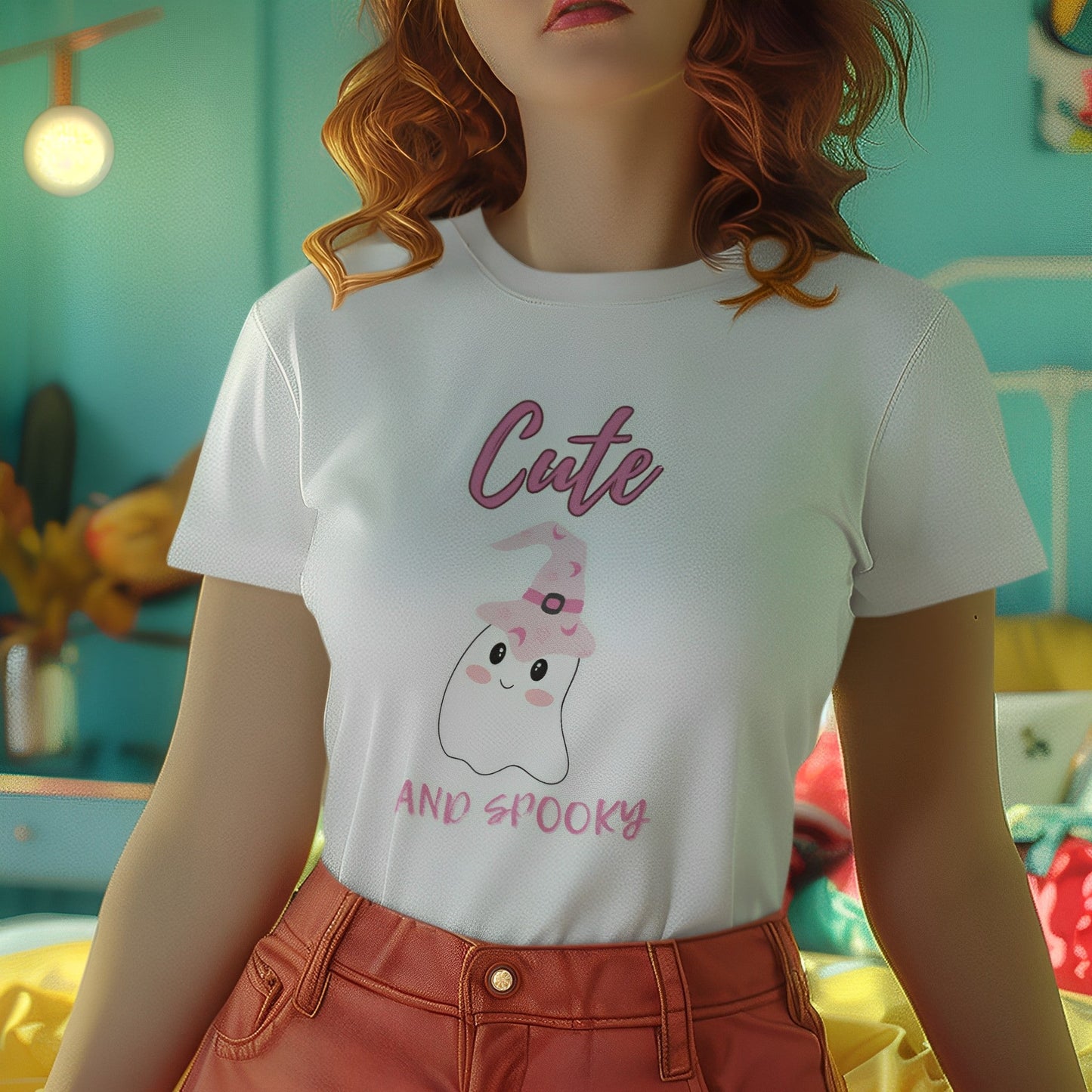 Cute Ghost T-Shirt - Cute and Spooky - Boo and Bewear