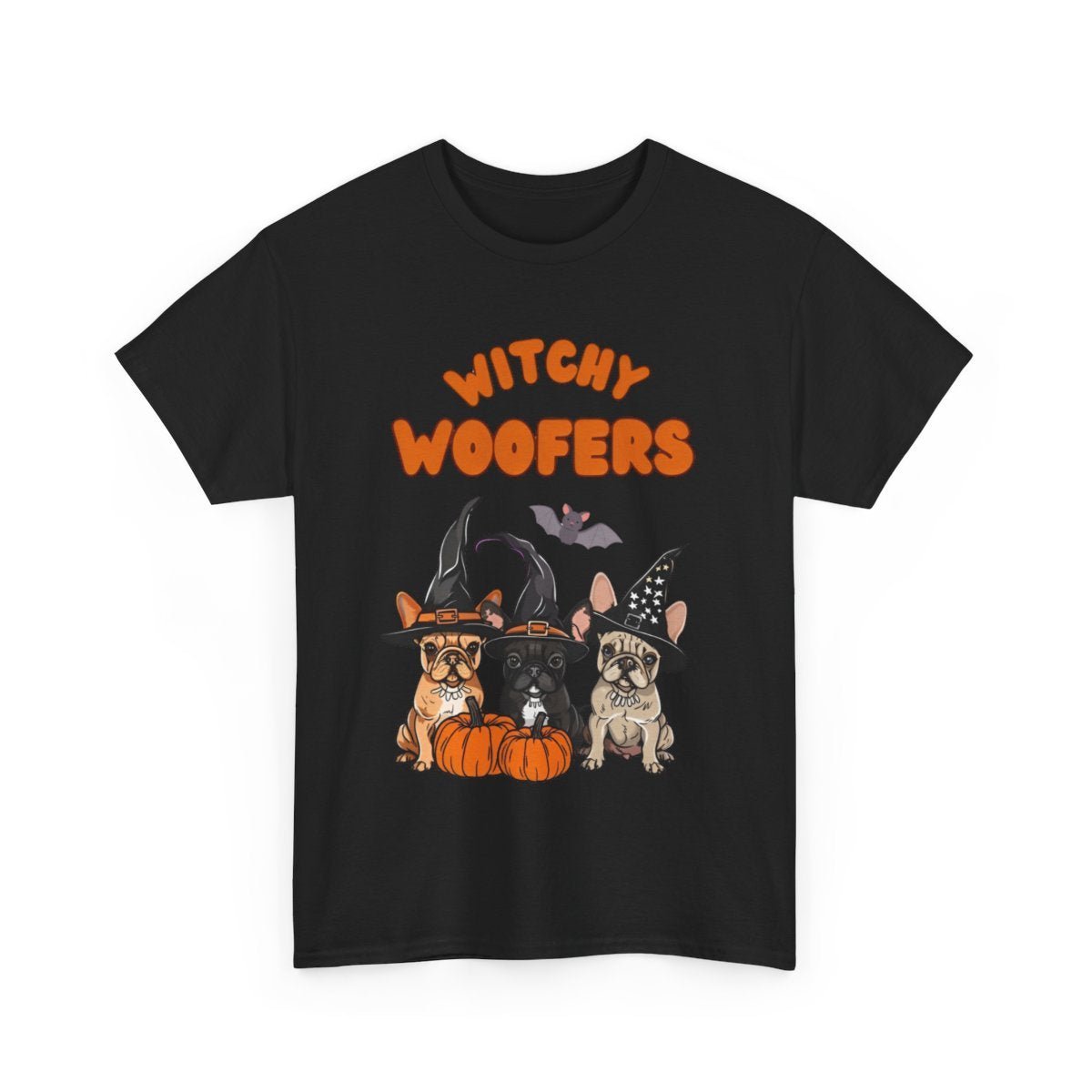 French Bulldog Halloween Dog T-Shirt - Witchy Woofers - Boo and Bewear