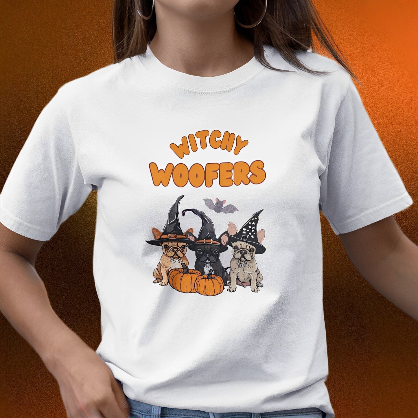 French Bulldog Halloween Dog T-Shirt - Witchy Woofers - Boo and Bewear