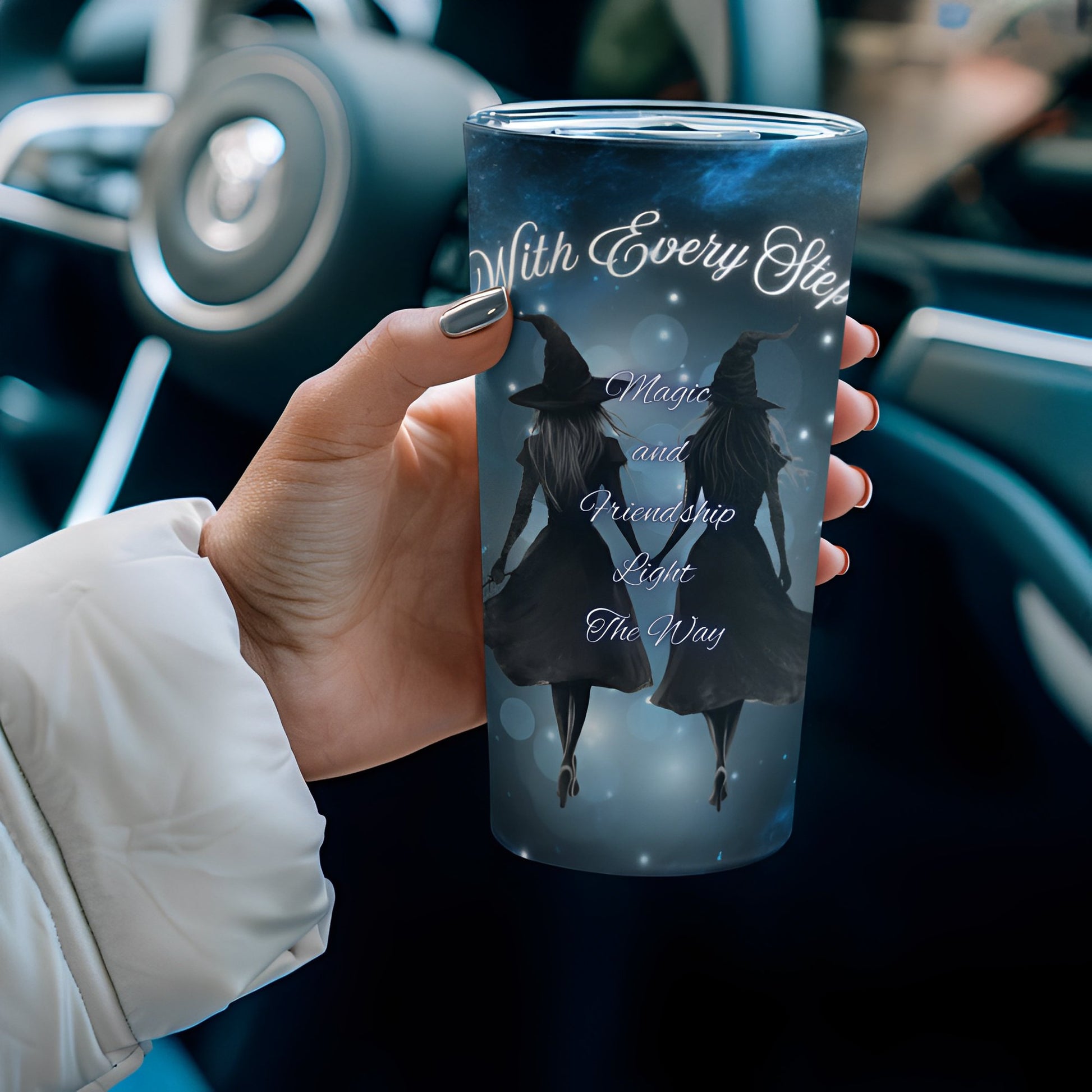 Halloween Witch Tumbler – Best Friend Gift - Boo and Bewear