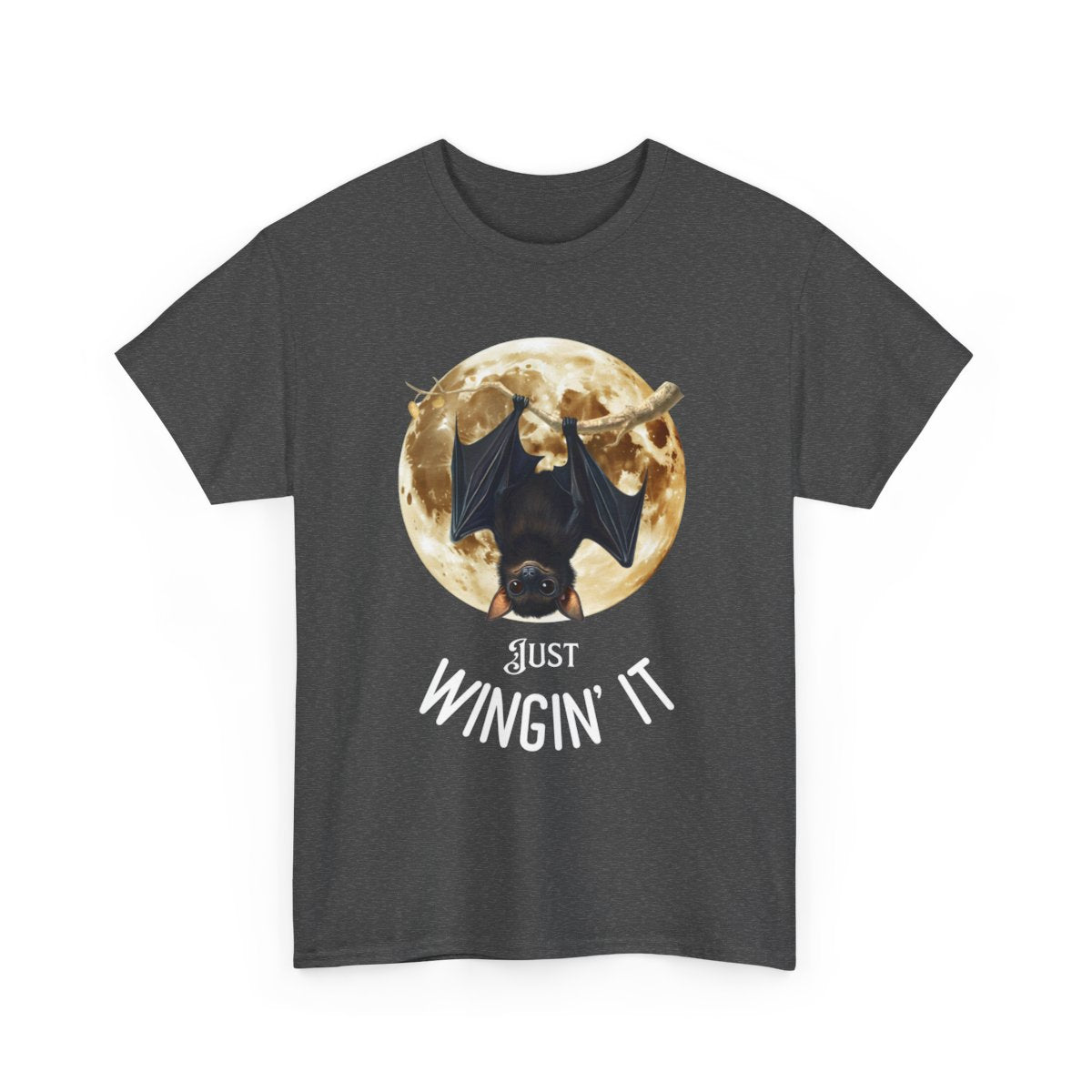 Hanging Bat T-Shirt - Just Wingin' it - Boo and Bewear