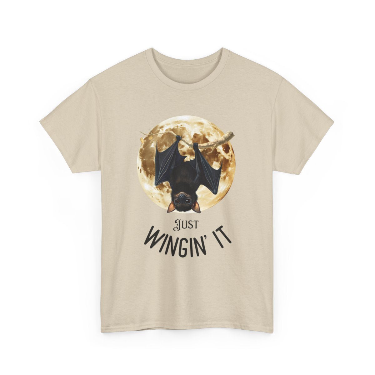 Hanging Bat T-Shirt - Just Wingin' it - Boo and Bewear