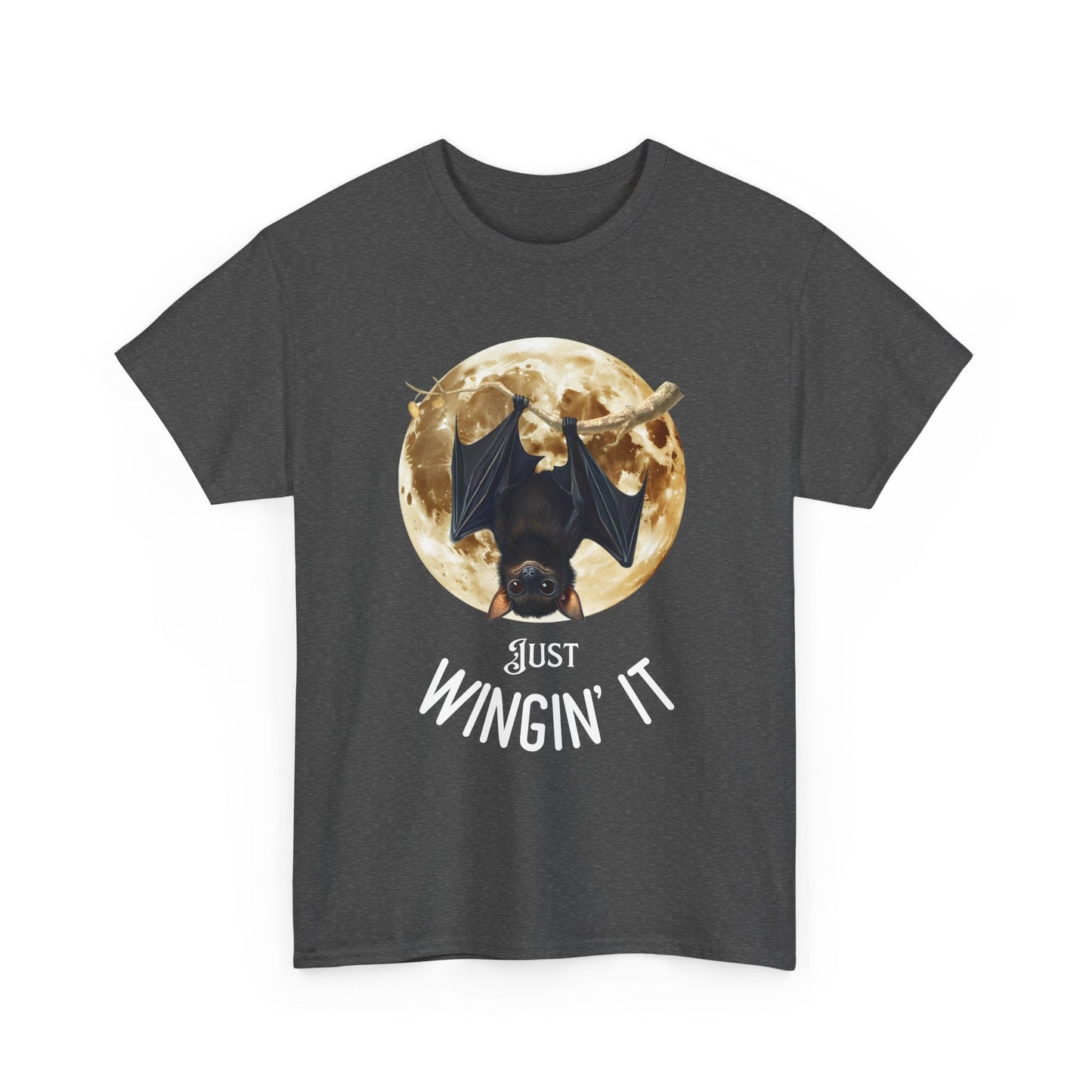 Hanging Bat T-Shirt - Just Wingin' it - Boo and Bewear