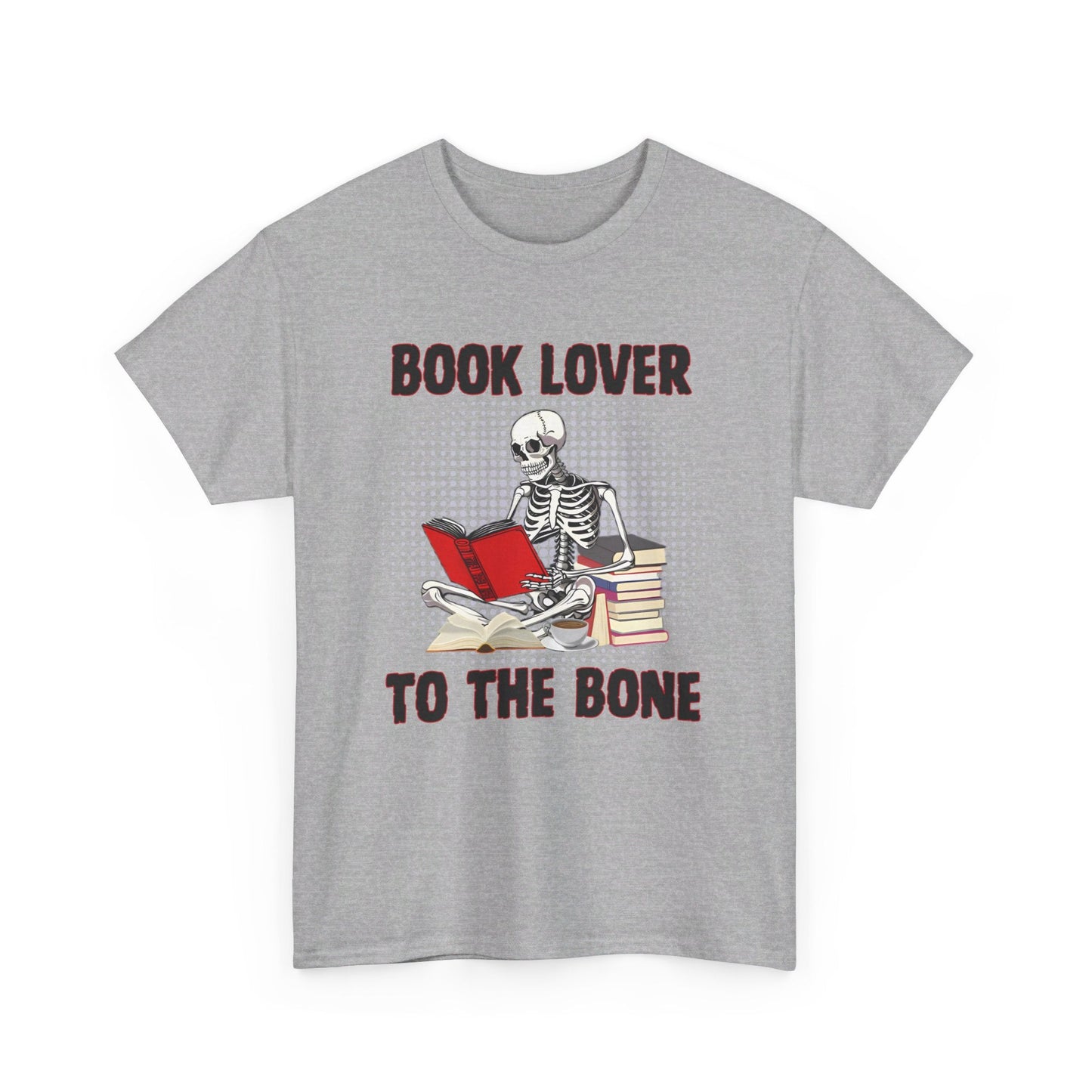 Reading Skeleton T-Shirt - Book Lover to the Bone - Boo and Bewear