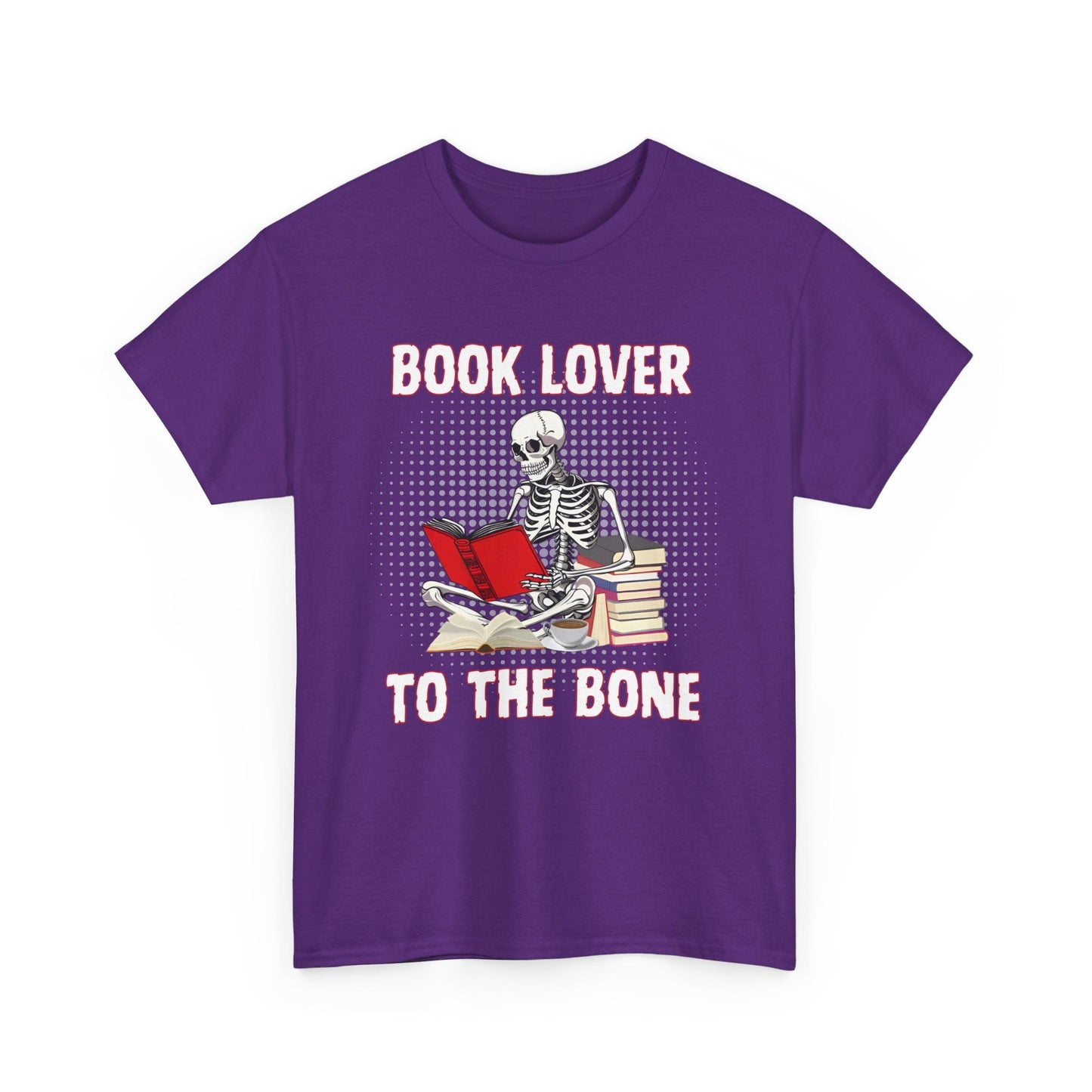 Reading Skeleton T-Shirt - Book Lover to the Bone - Boo and Bewear