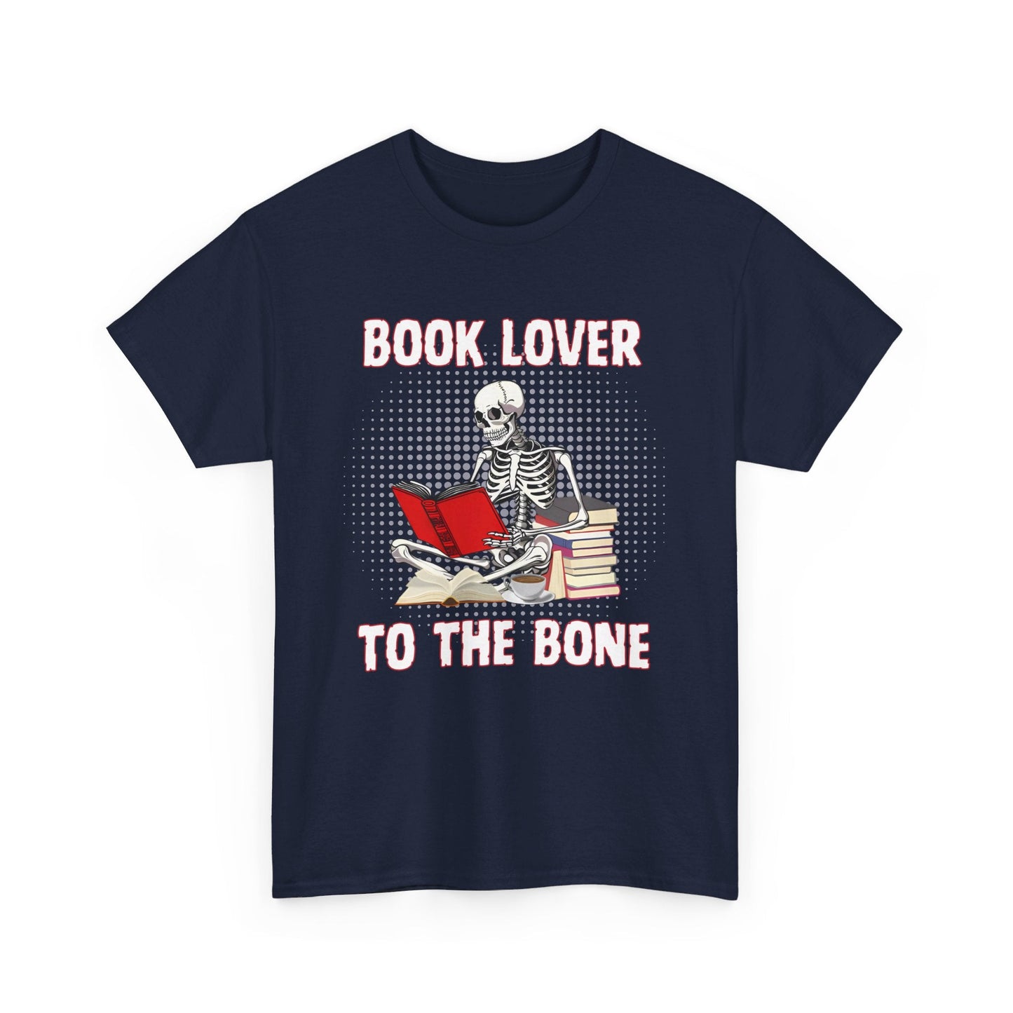 Reading Skeleton T-Shirt - Book Lover to the Bone - Boo and Bewear