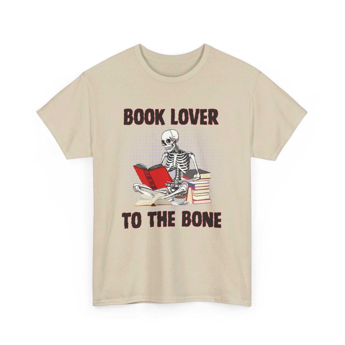 Reading Skeleton T-Shirt - Book Lover to the Bone - Boo and Bewear