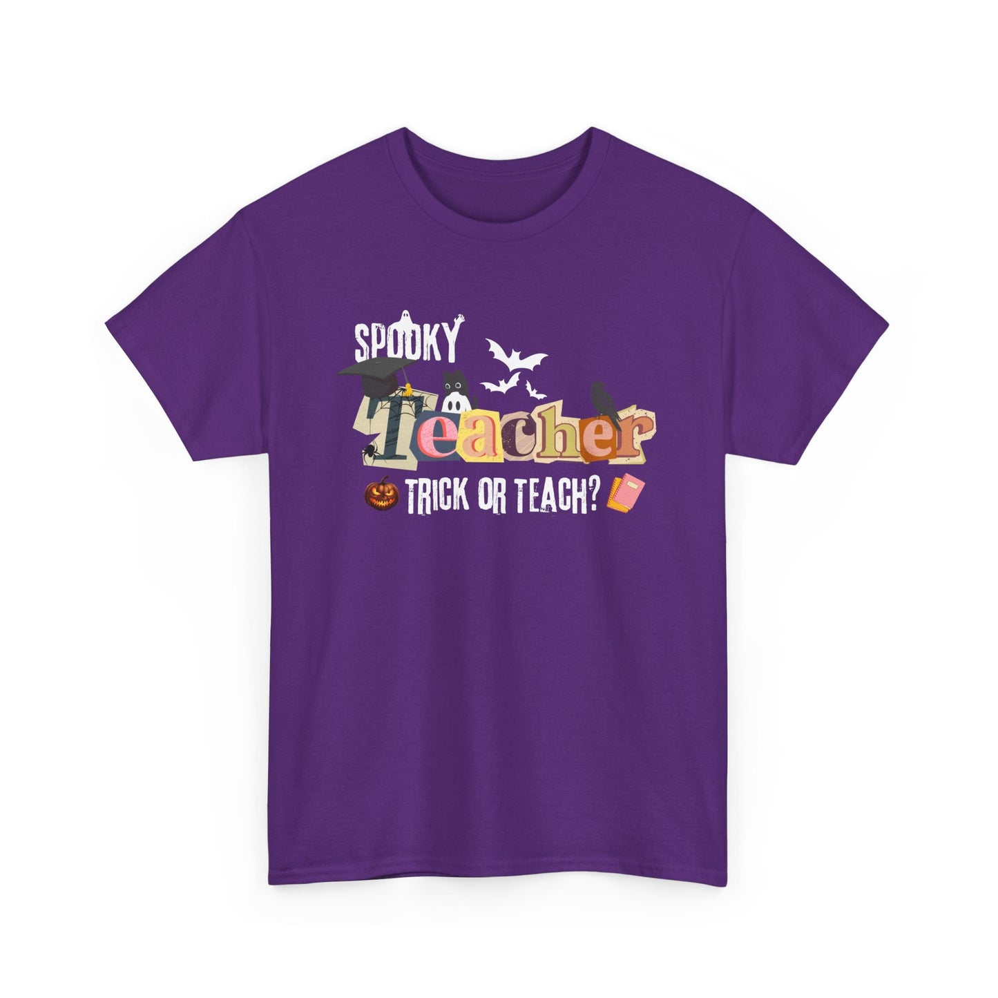 Spooky Teacher T-Shirt for Halloween - Trick or Teach? - Boo and Bewear