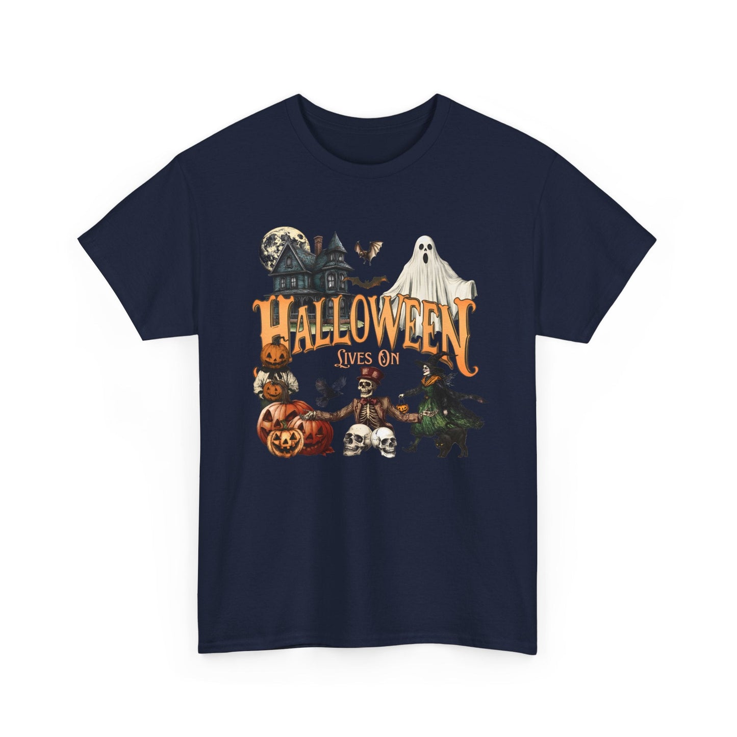 Vintage Halloween T-Shirt - Halloween Lives On - Boo and Bewear