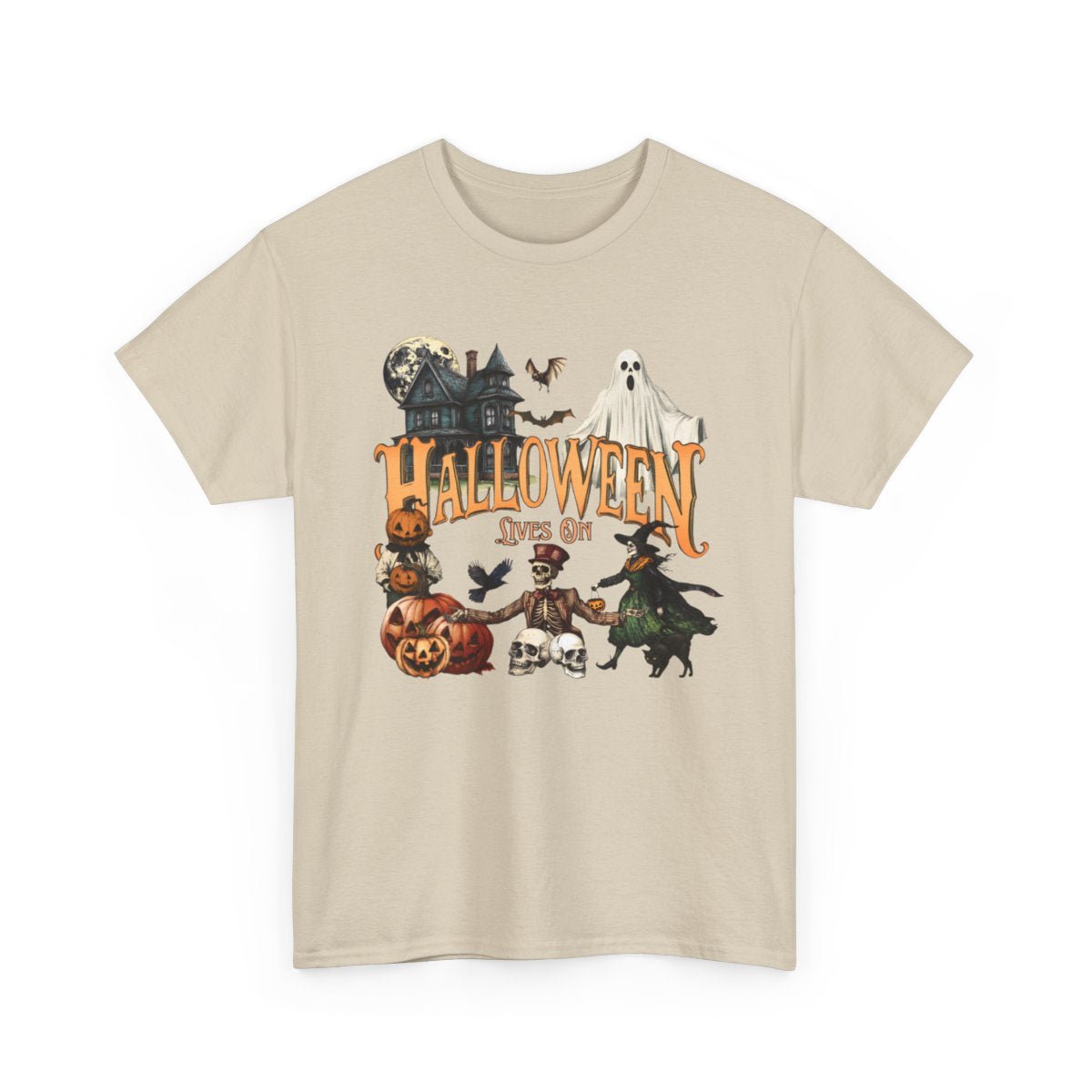 Vintage Halloween T-Shirt - Halloween Lives On - Boo and Bewear