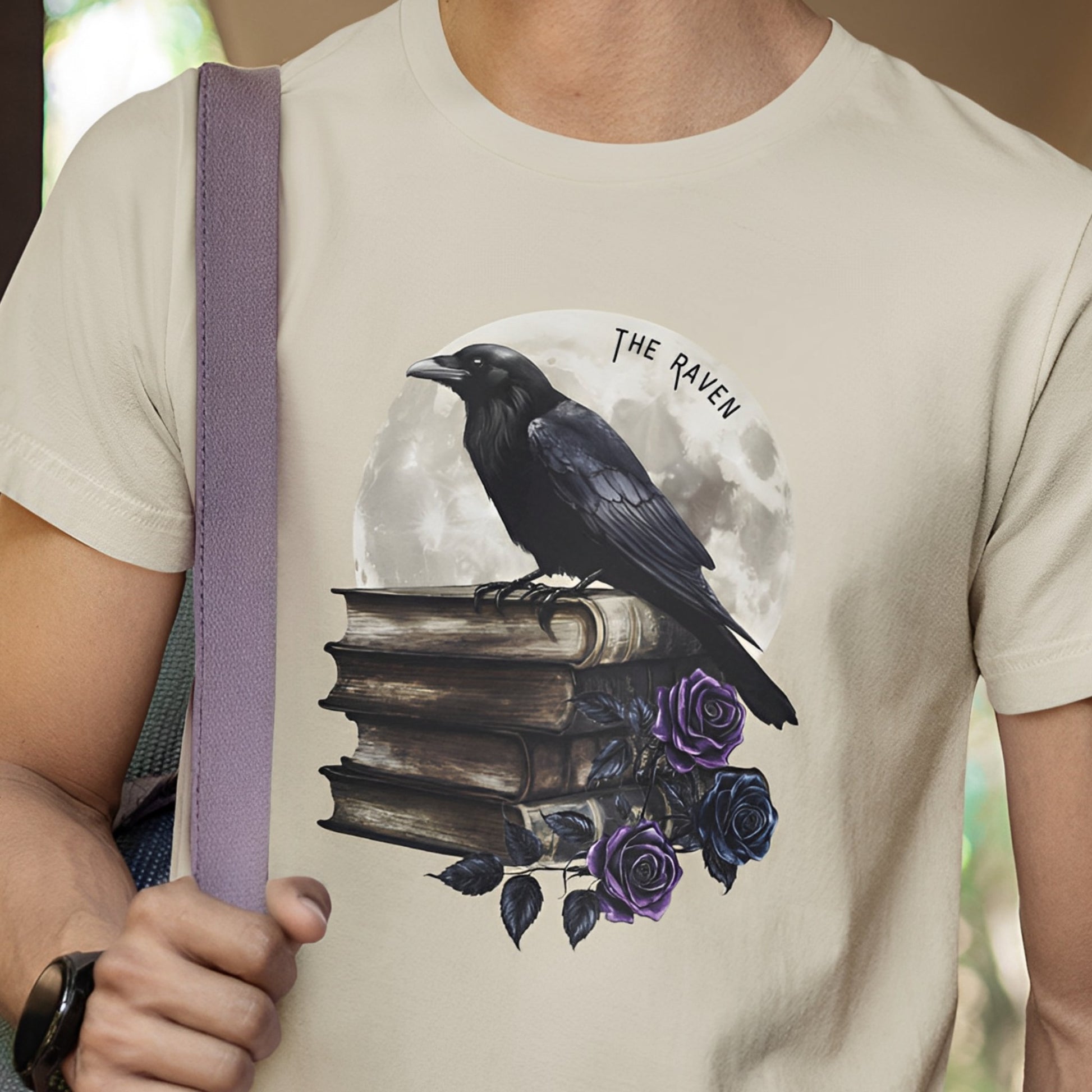 The Raven T-Shirt - Gothic Dark Academia Clothing - Boo and Bewear