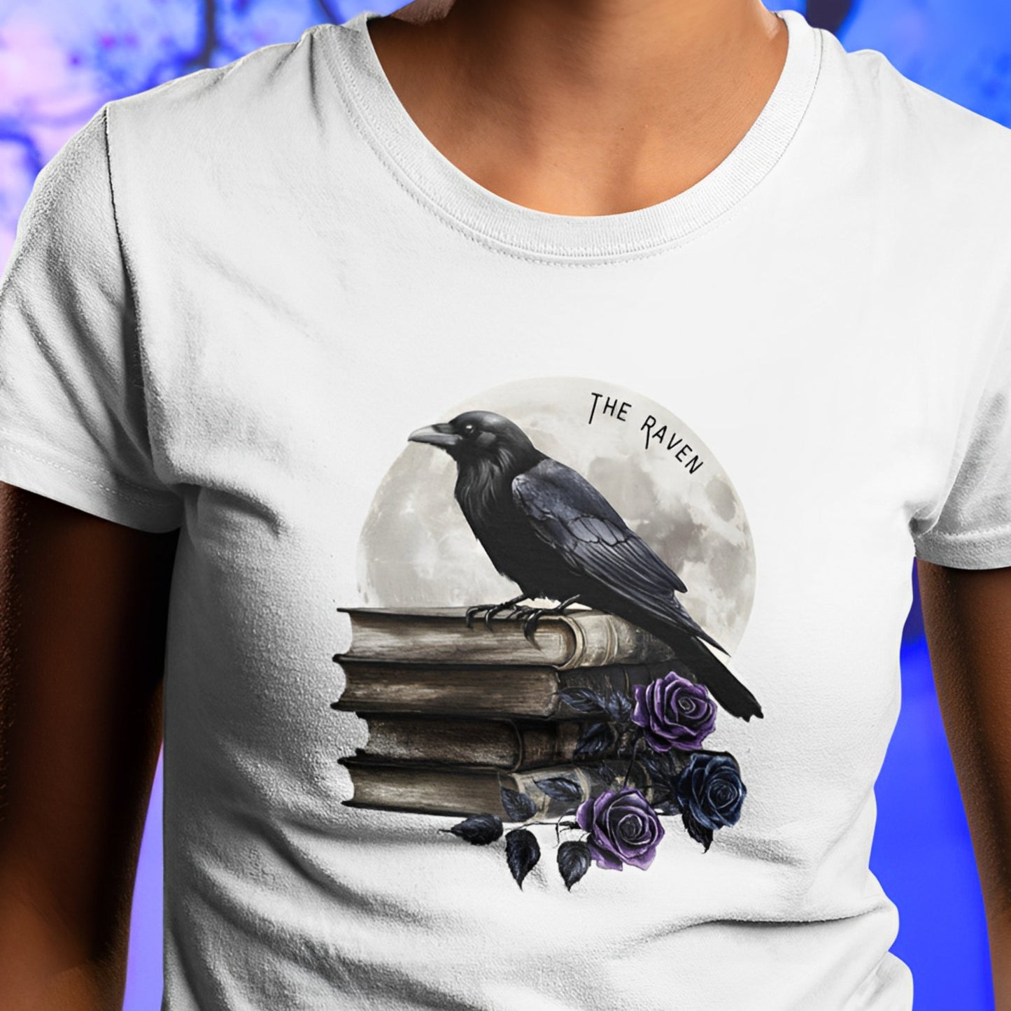 The Raven T-Shirt - Gothic Dark Academia Clothing - Boo and Bewear