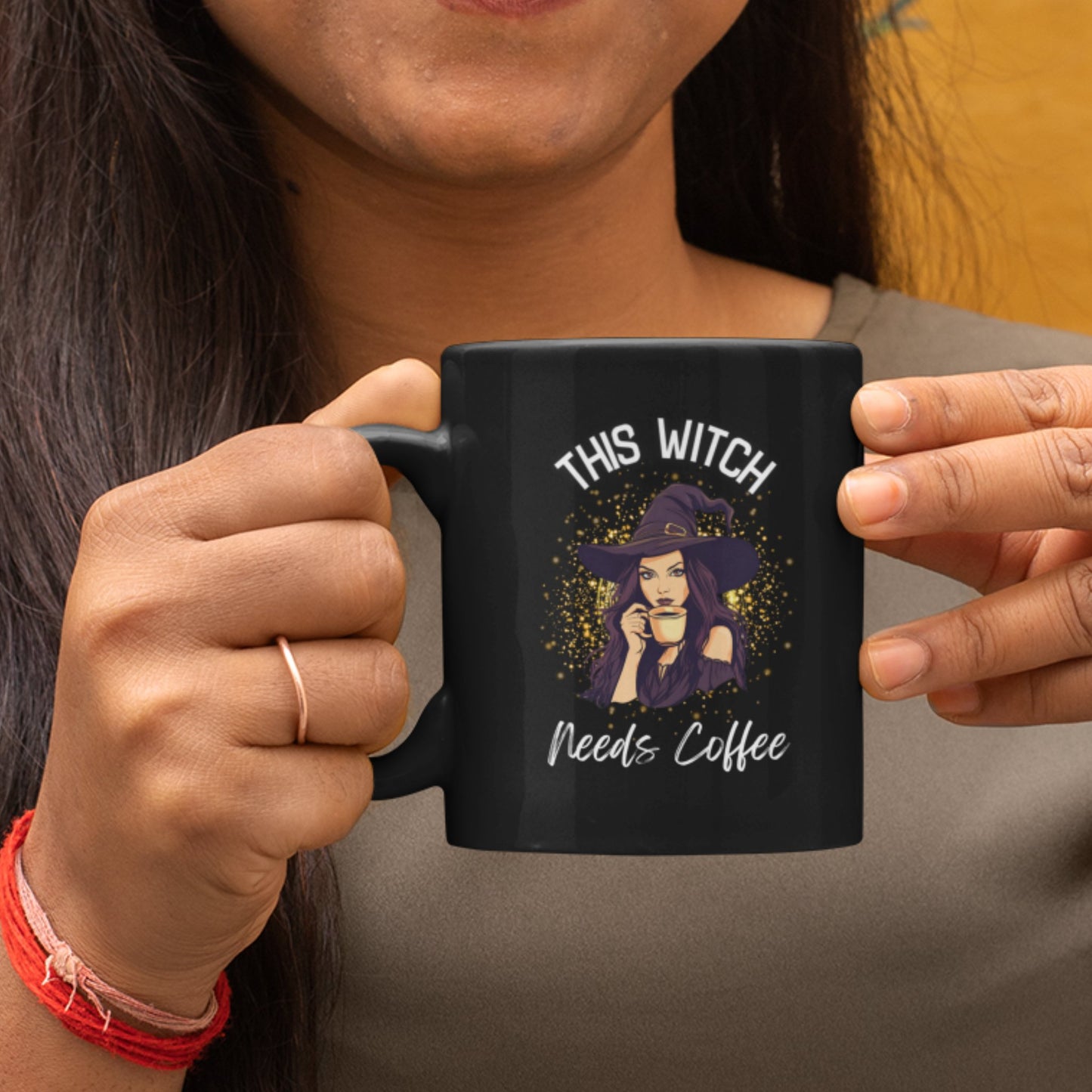 Witch Mug for Coffee Lovers - This Witch Needs Coffee - Boo and Bewear