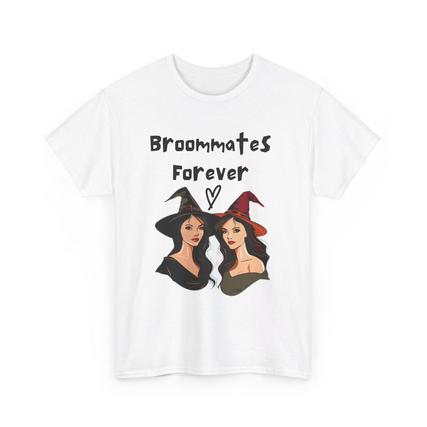 Witch T-Shirt with Best Friend - Broommates Forever - Boo and Bewear