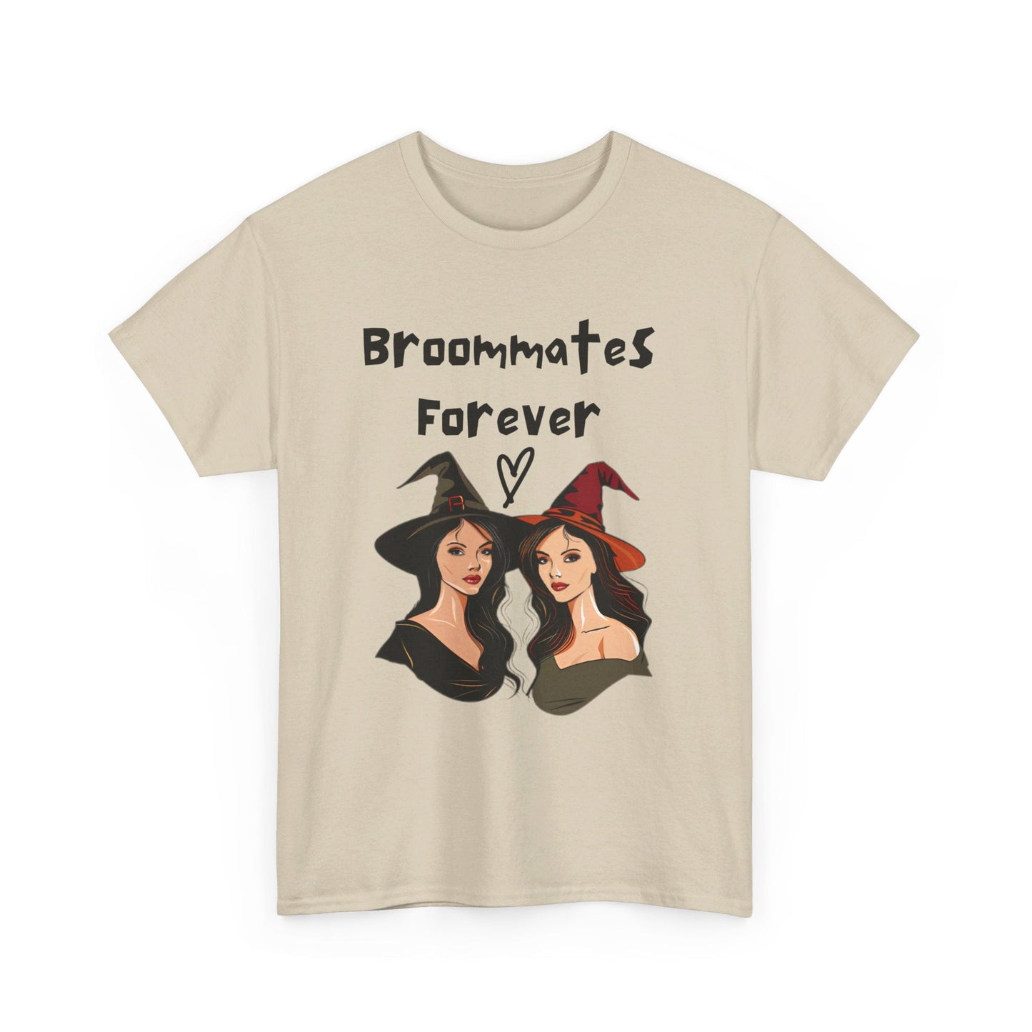 Witch T-Shirt with Best Friend - Broommates Forever - Boo and Bewear