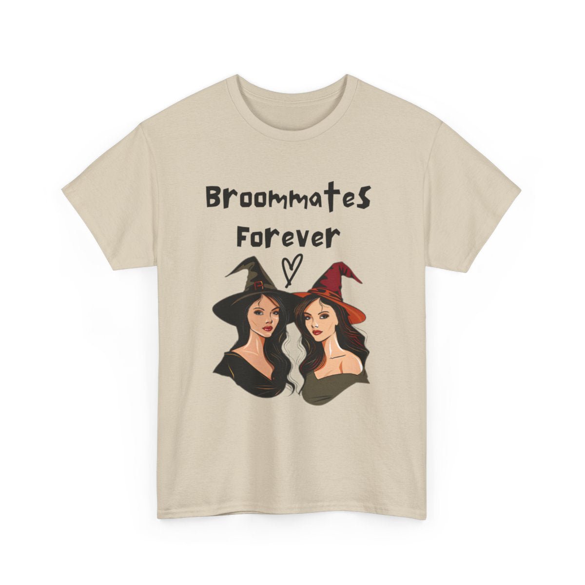 Witch T-Shirt with Best Friend - Broommates Forever - Boo and Bewear