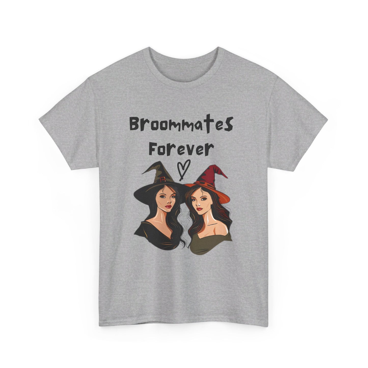 Witch T-Shirt with Best Friend - Broommates Forever - Boo and Bewear